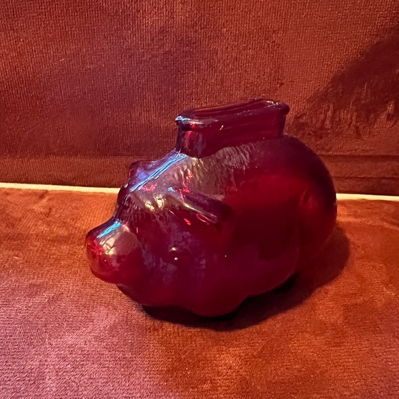 Anchor Hocking mini glass pig - Picture 1 of 6